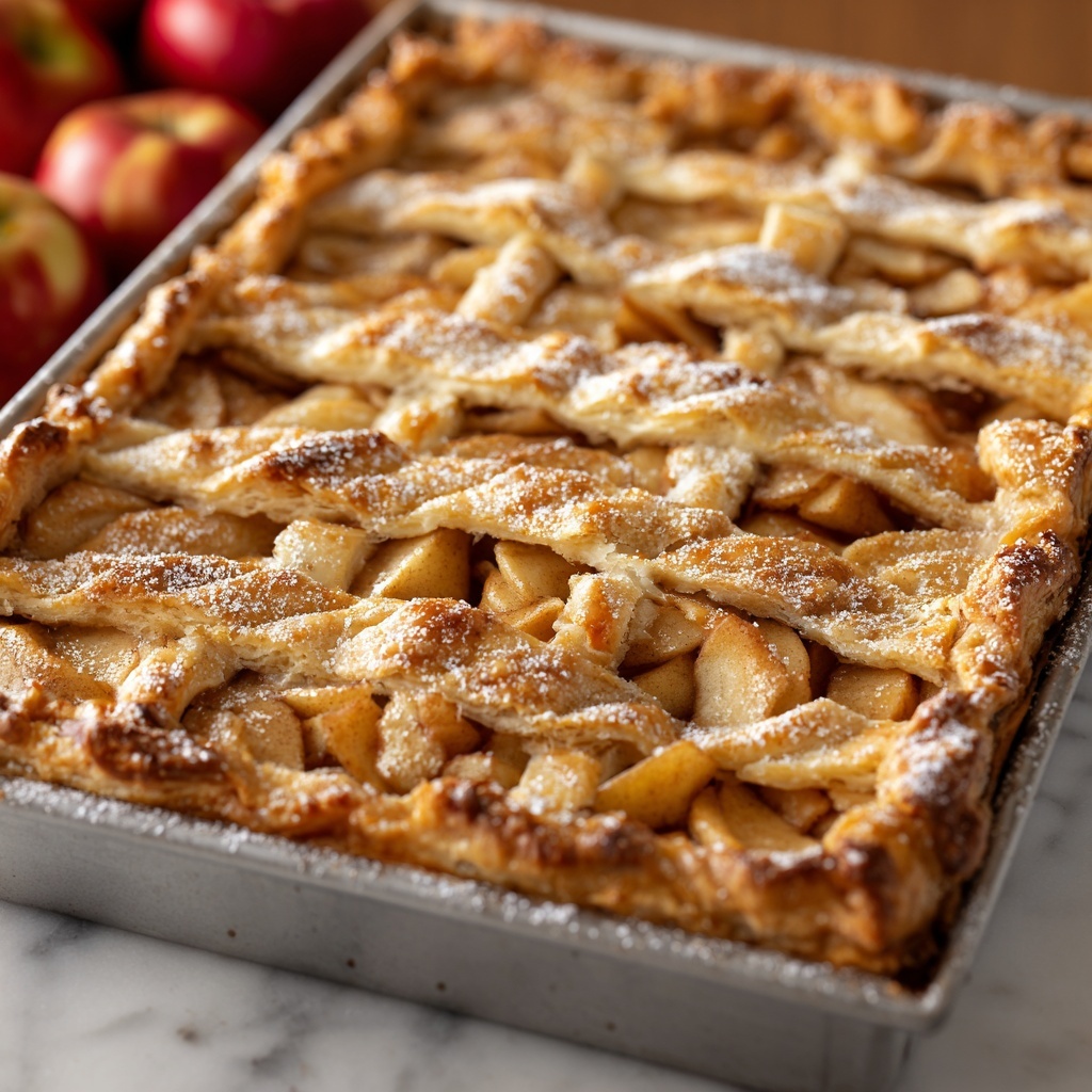 Apple Slab Pie Recipe - Recipe Image