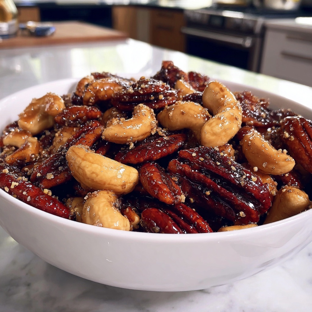 Sweet & Spicy Candied Nuts Recipe - Recipe Image