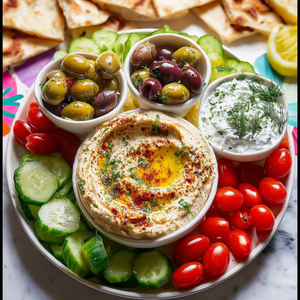 Greek Hummus Platter: 7 Flavorful Tips to Impress Recipe - Recipe Image