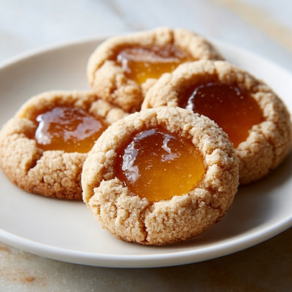 Christmas Caramel Thumbprint Cookies: 7 Joyful Bites Recipe - Recipe Image