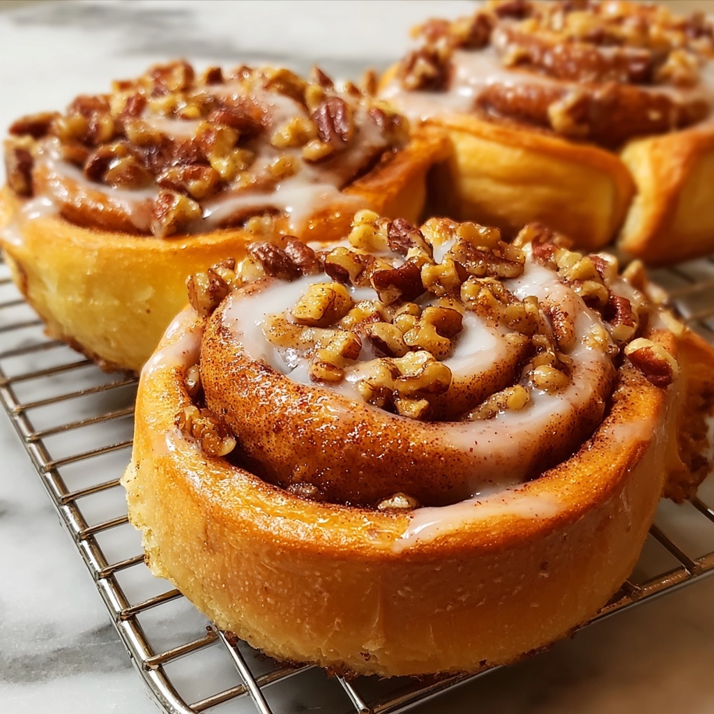 Apple and Pecan Cinnamon Rolls Recipe - Recipe Image
