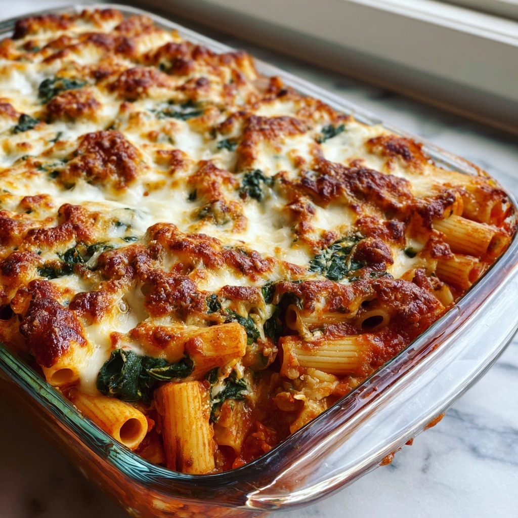 Vegan Baked Ziti Recipe - Recipe Image