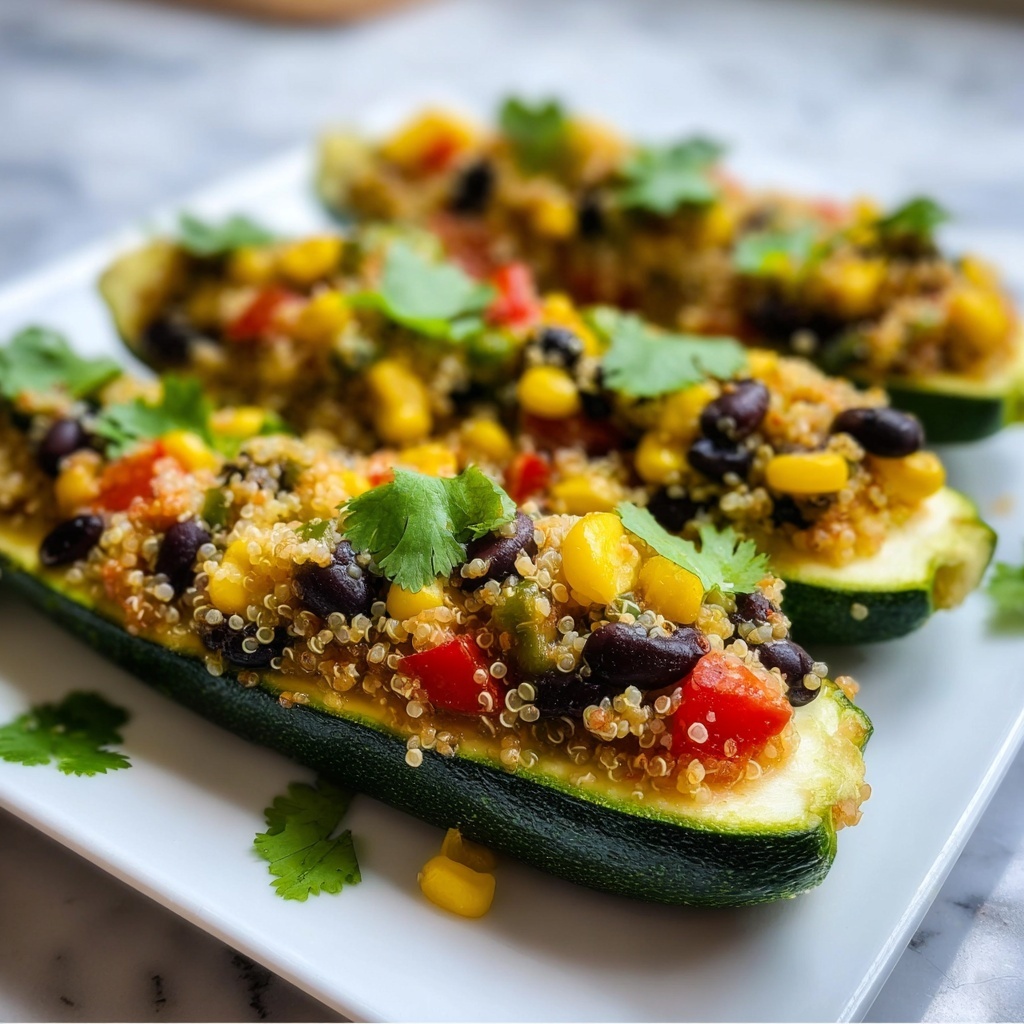Vegan Stuffed Zucchini: 7 Comforting & Flavorful Variations Recipe - Recipe Image