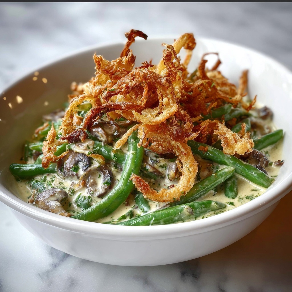 Vegan Green Bean Casserole That Will Steal Your Heart Recipe - Recipe Image