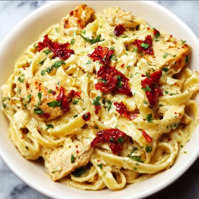 Creamy Chicken Pasta with Sun-Dried Tomatoes Recipe