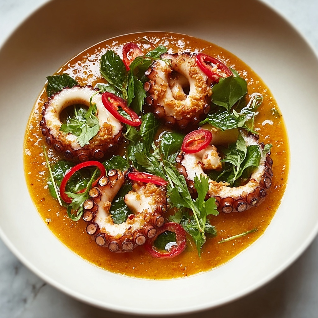 Savory Squid Ring and Coconut Curry Recipe - Recipe Image