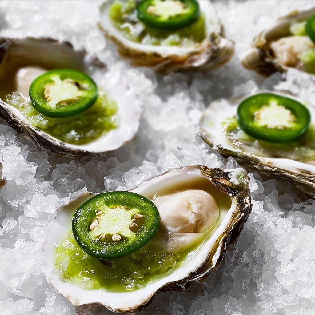 Cucumber Lime Jalapeño Granita Perfect for Oysters Recipe - Recipe Image