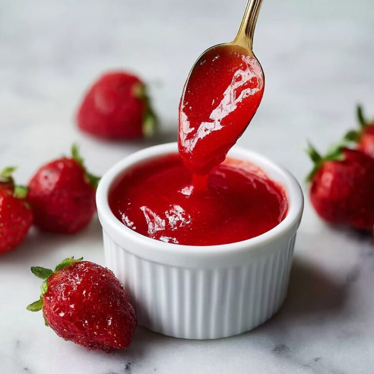Delicious Strawberry Coulis for Sweet Summer Treats Recipe