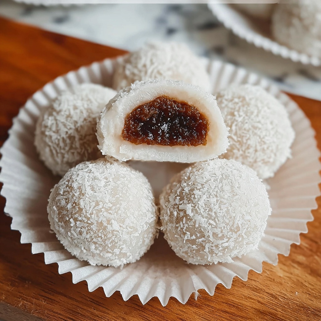 Coconut Mochi Bliss: Your Guide to Sweet, Chewy Delights Recipe - Recipe Image