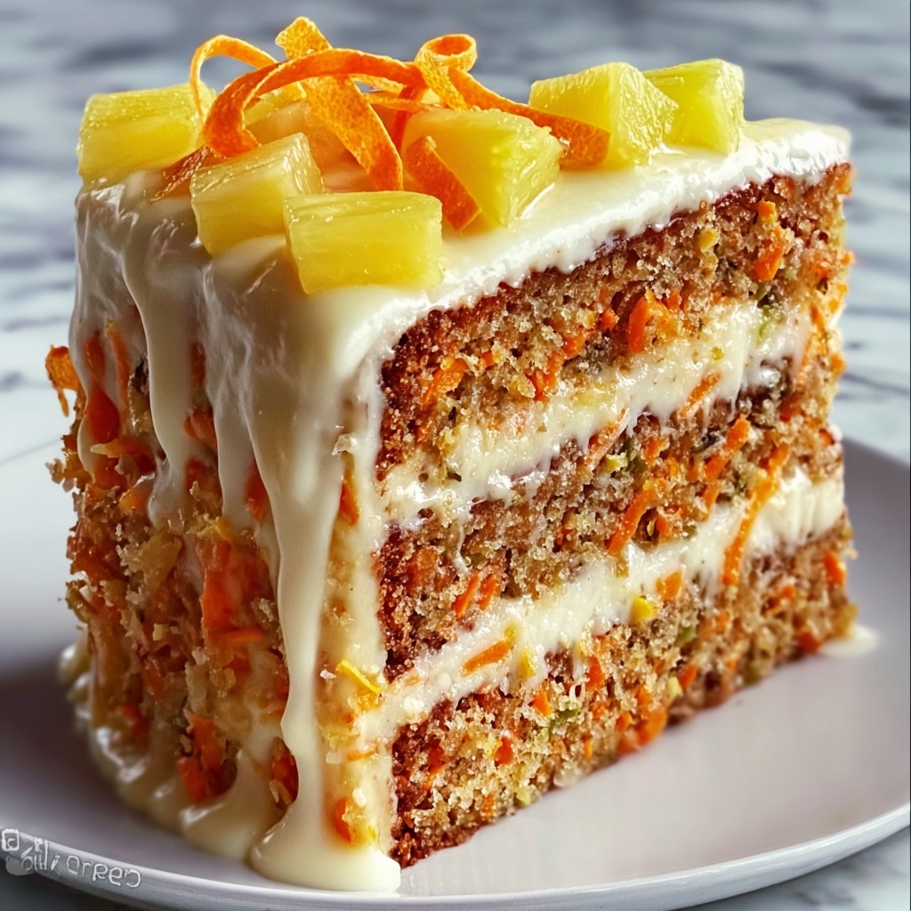 Hawaiian Carrot Pineapple Cake Recipe - Recipe Image