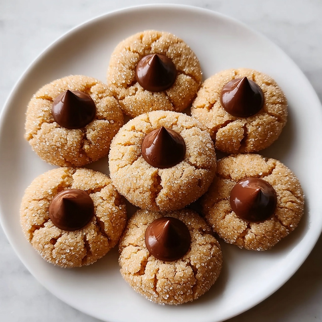 Christmas Peanut Butter Blossoms Recipe - Recipe Image