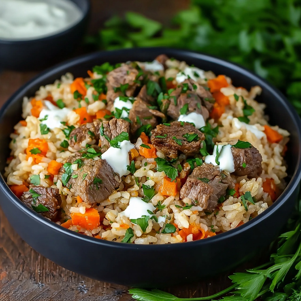 Steak & Queso Rice: A Tex-Mex Fiesta at Home Recipe - Recipe Image