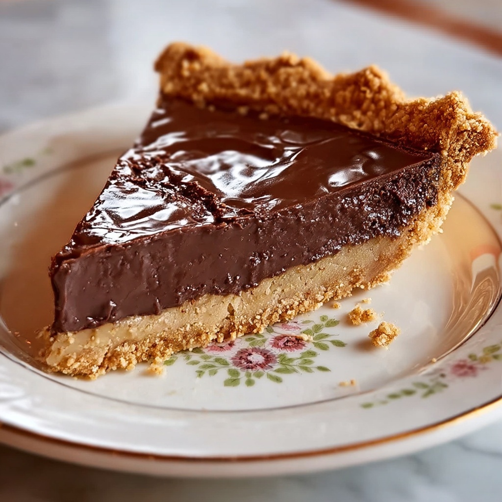 Hot Fudge Pie Recipe - Recipe Image