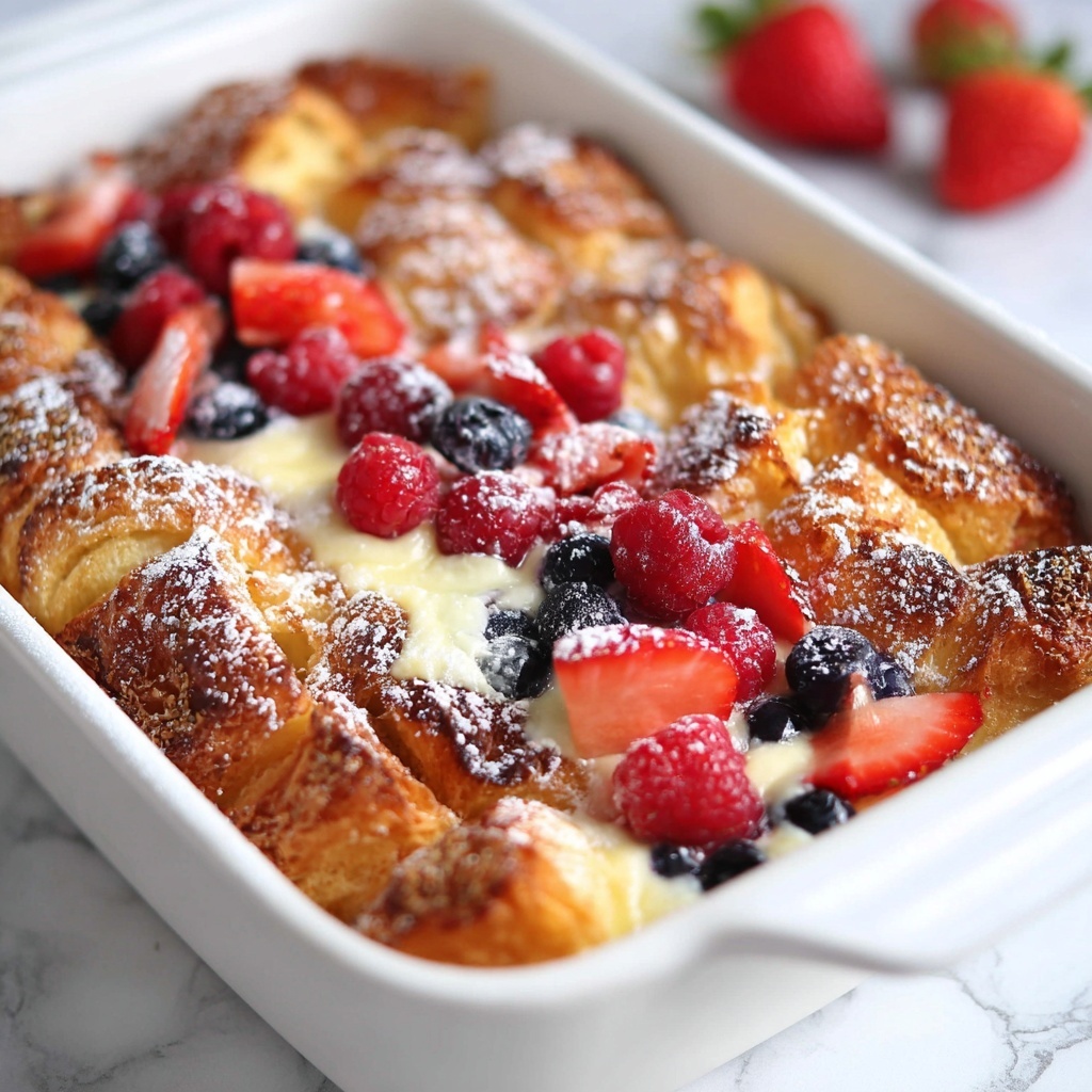 Berry Croissant Bake Recipe - Recipe Image