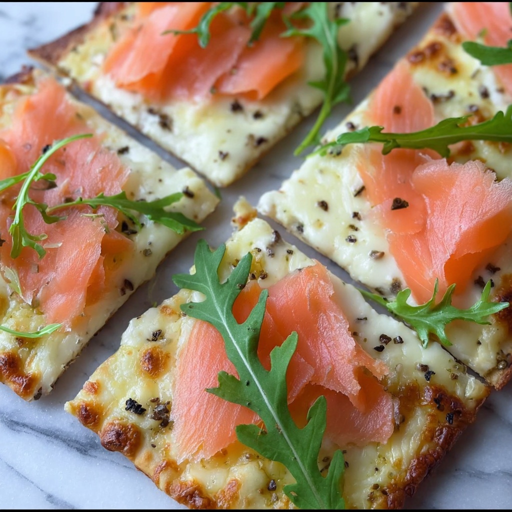 Smoked Salmon Pizza: A Quick, Gourmet Delight at Home Recipe - Recipe Image