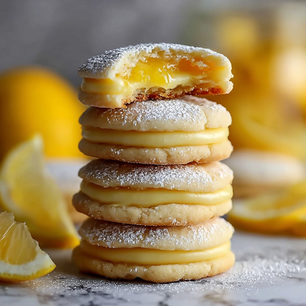 Stuffed Lemon Cookies Recipe - Recipe Image