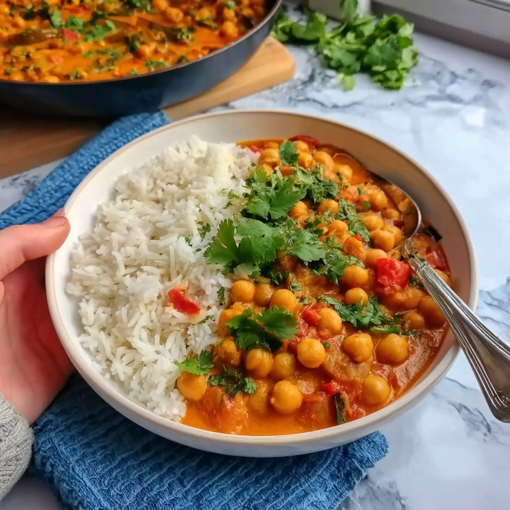 Vegetarian Chickpea Curry Recipe - Recipe Image