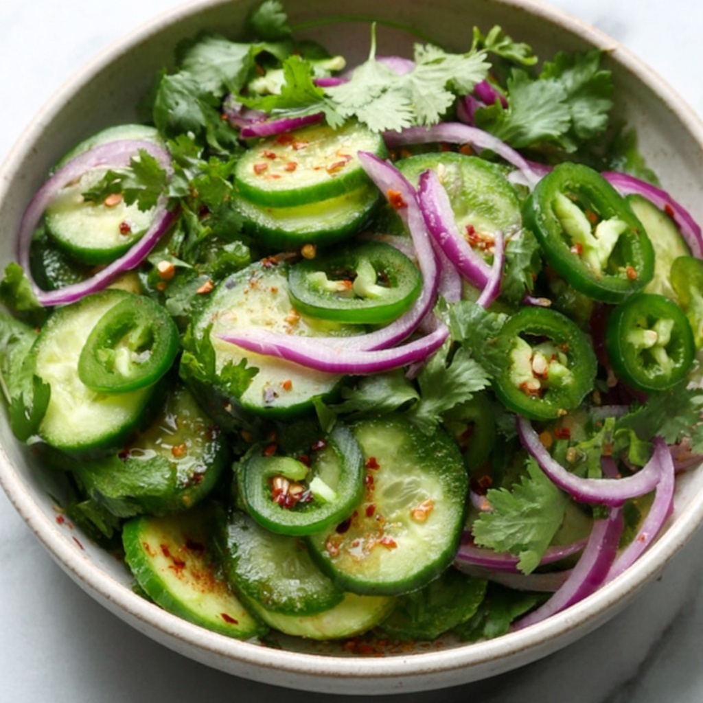 Mexican Cucumber Salad: 7 Reasons to Love This Zesty Dish Recipe - Recipe Image