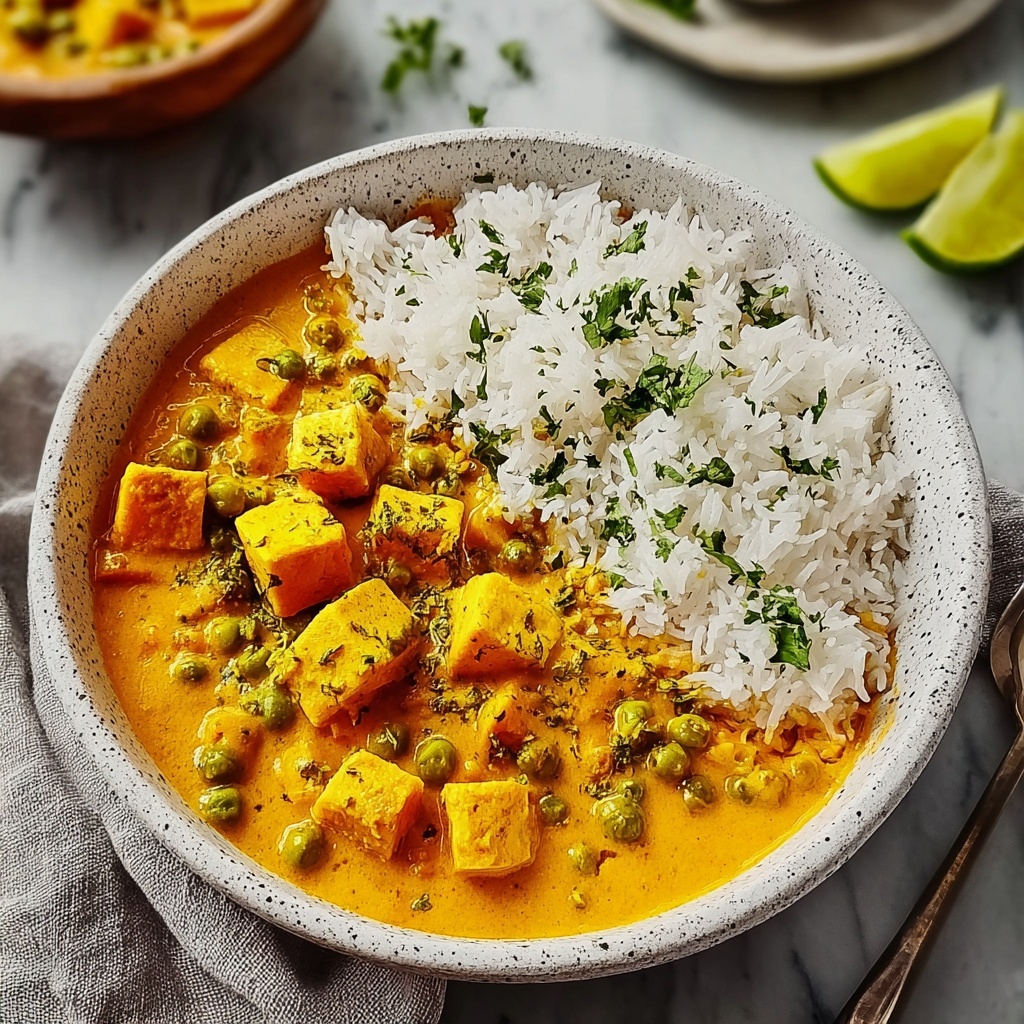 Creamy Pumpkin Chickpea Curry with Cozy Spices Recipe - Recipe Image