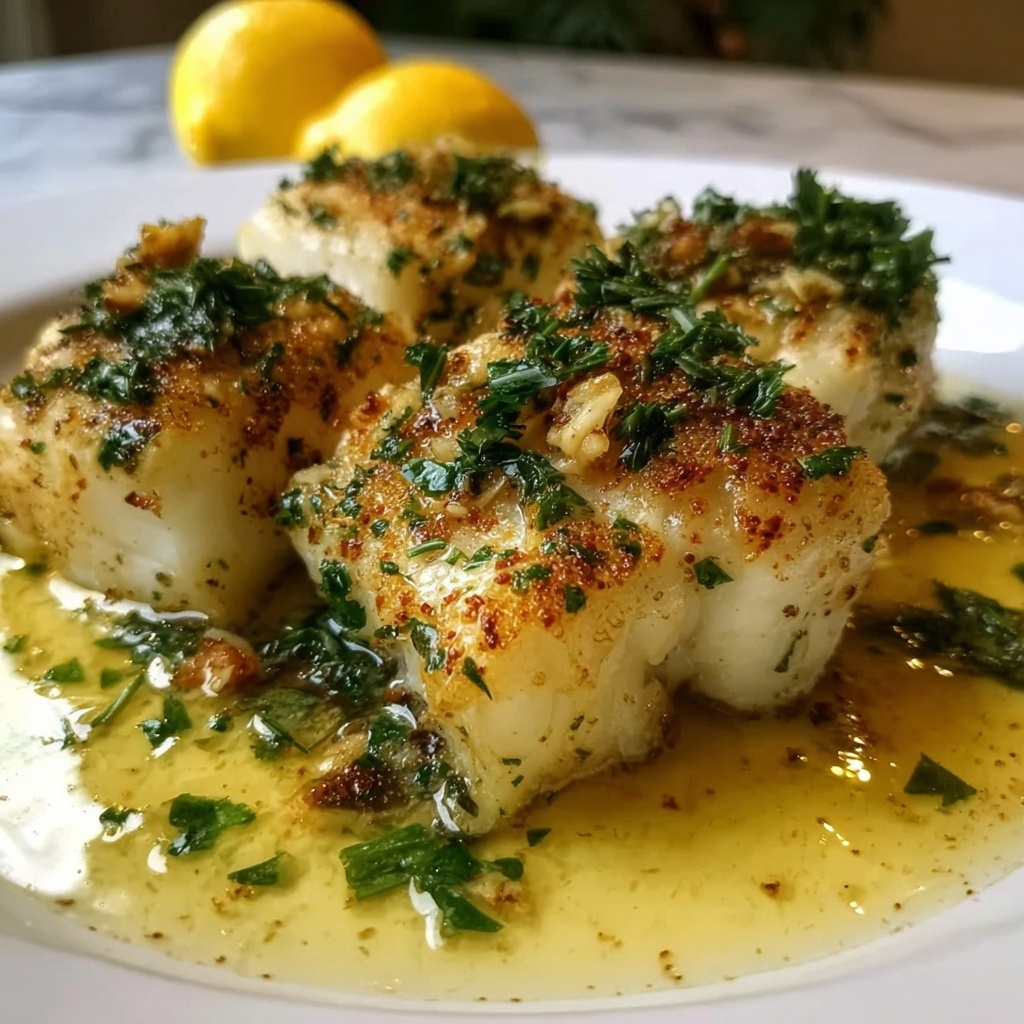 Lemon Butter Baked Cod: A Comforting 25-Minute Delight Recipe - Recipe Image
