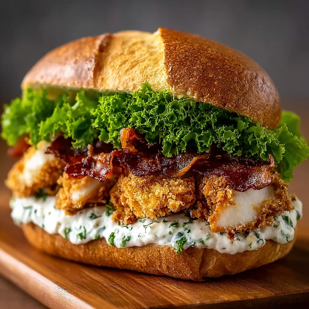 Crispy Chicken Caesar Sandwich: A Must-Try Recipe! Recipe - Recipe Image