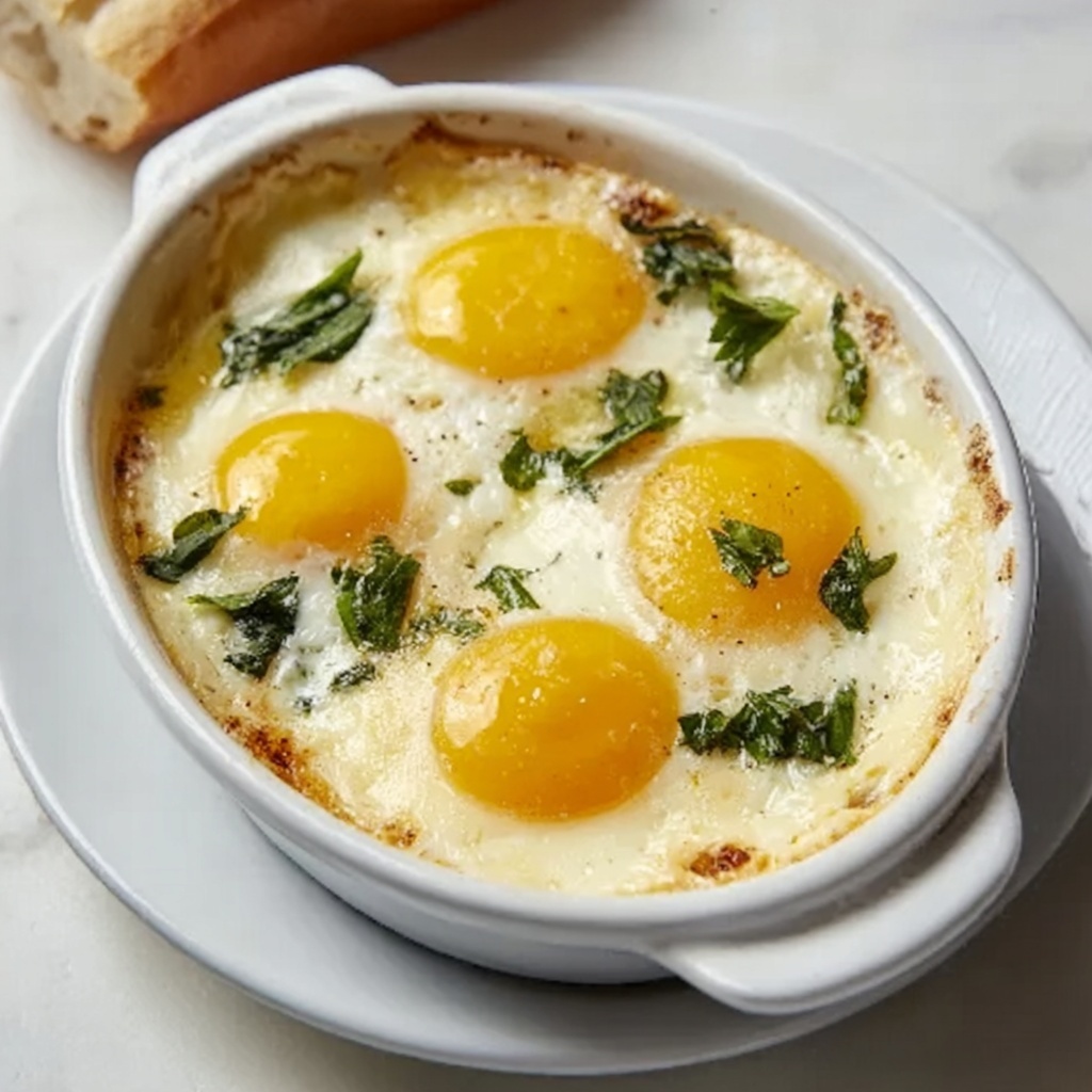 Keto Shirred Eggs Recipe - Recipe Image