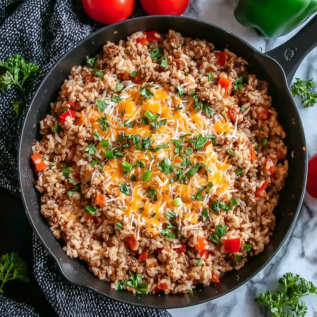 One Pot Unstuffed Pepper Skillet Recipe - Recipe Image