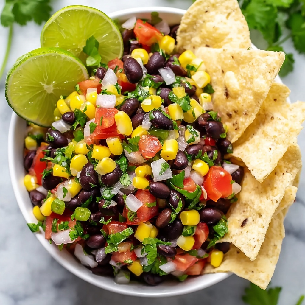 Zesty Black Bean Corn Salsa Recipe - Recipe Image