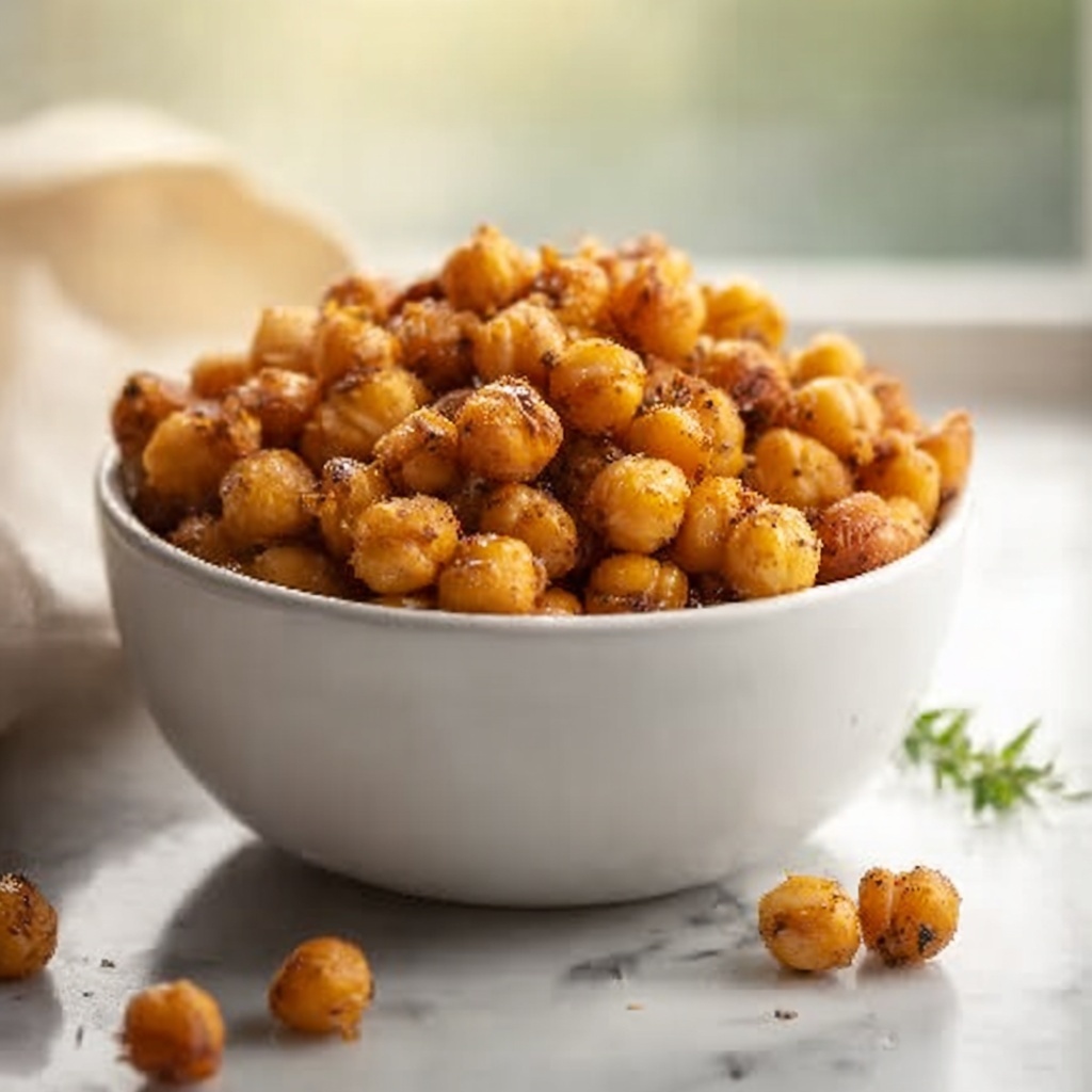 Ranch Crispy Roasted Chickpeas Recipe - Recipe Image