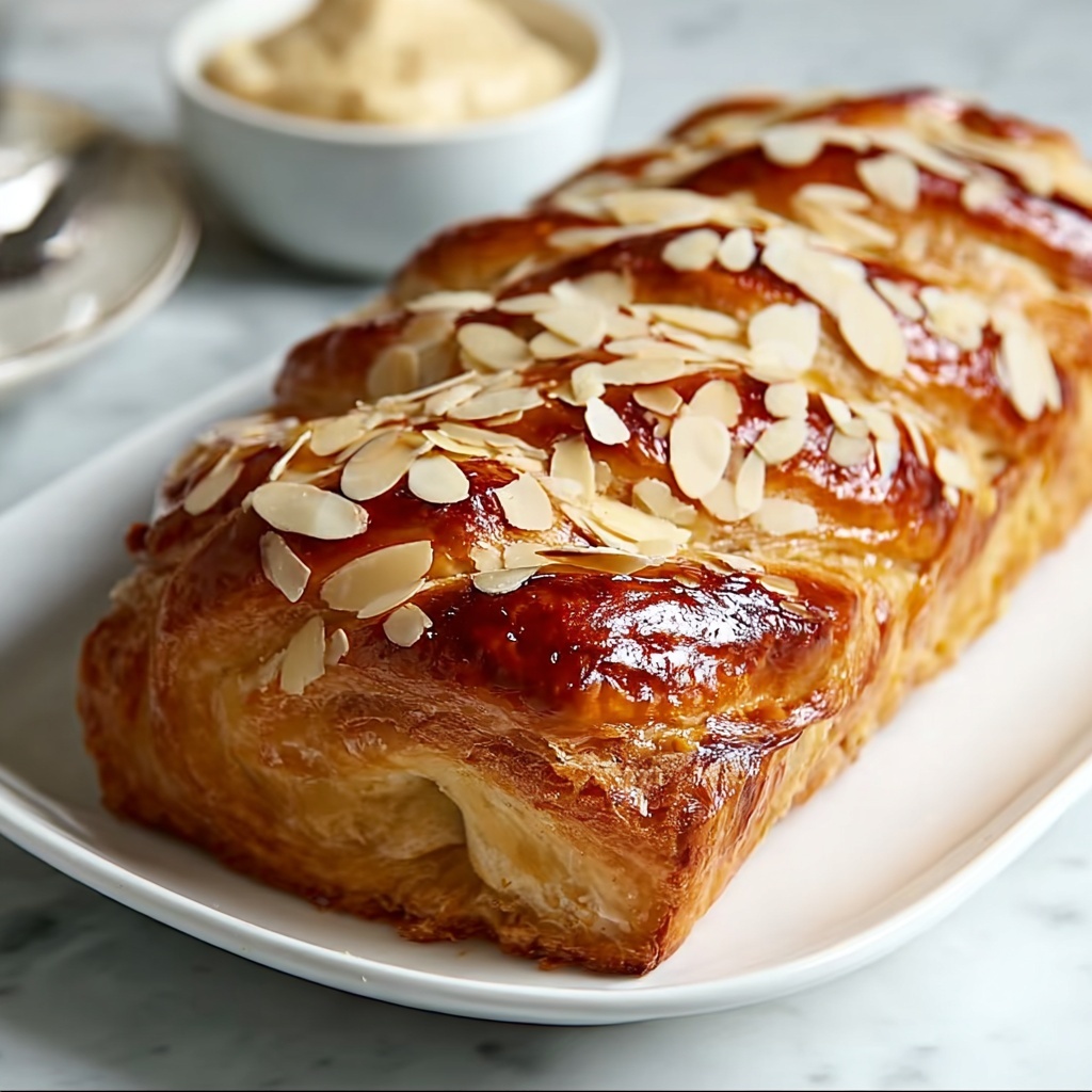 Homemade Almond Danish Braid Bliss Recipe - Recipe Image
