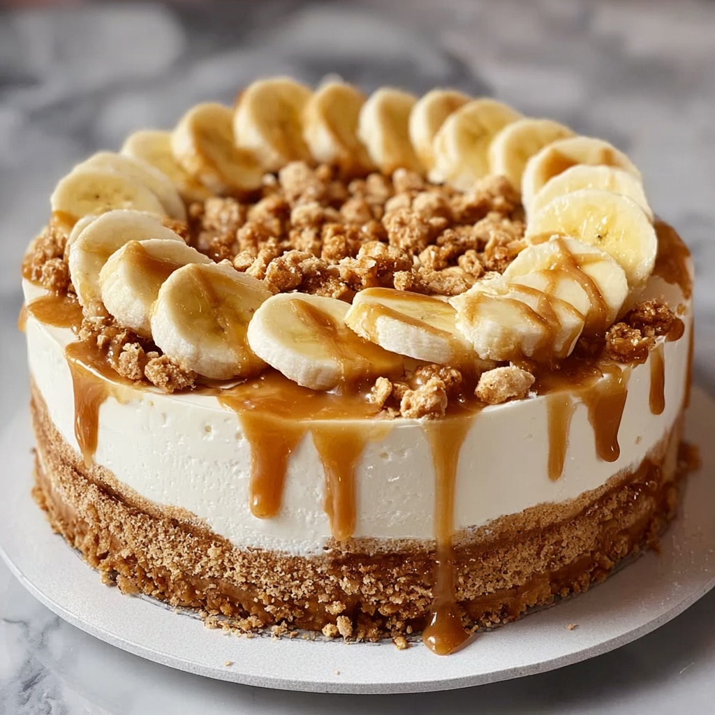 Banana Pudding Crunch Cheesecake Recipe - Recipe Image