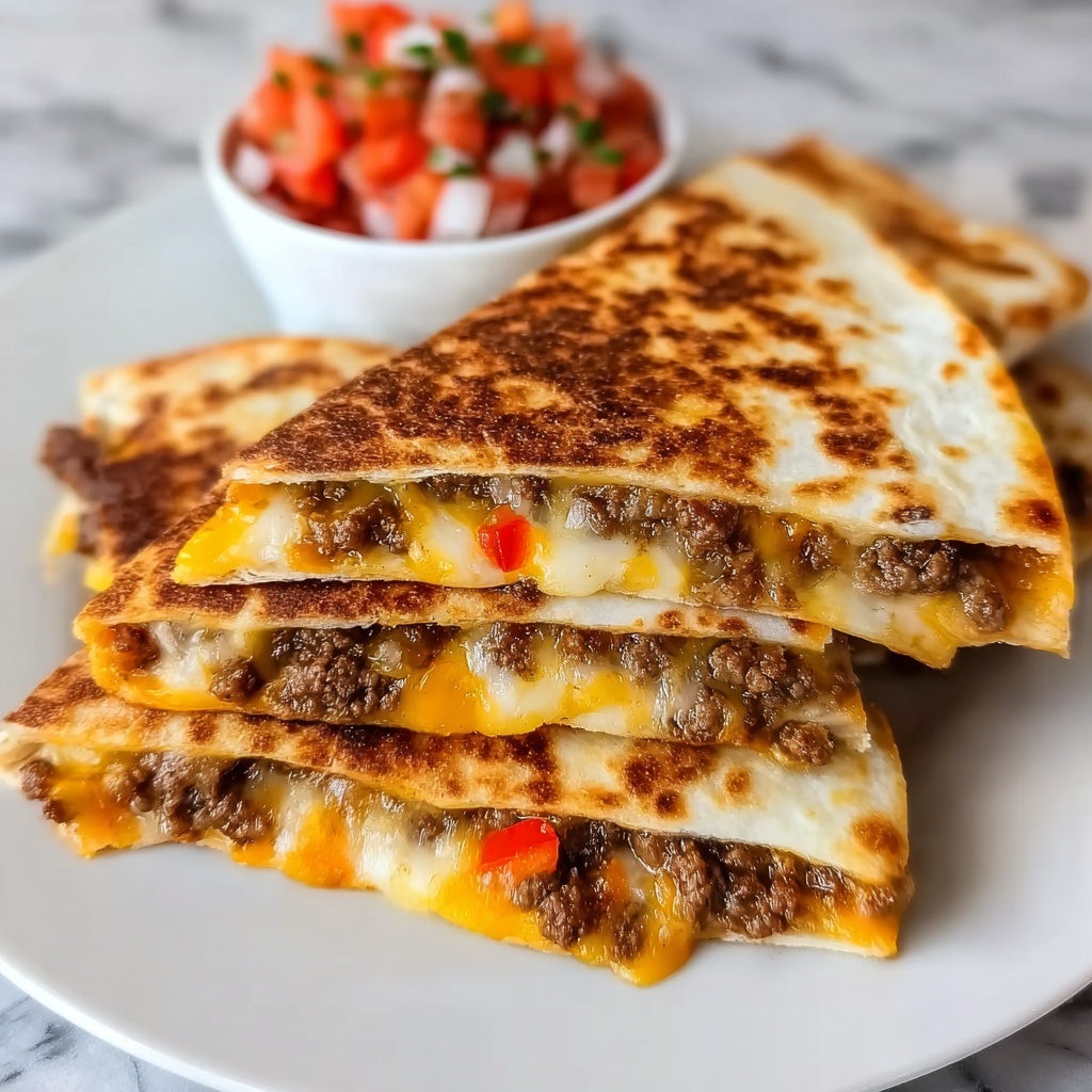 Smashburger Quesadillas Recipe: 30-Minute Flavor Bomb Recipe - Recipe Image