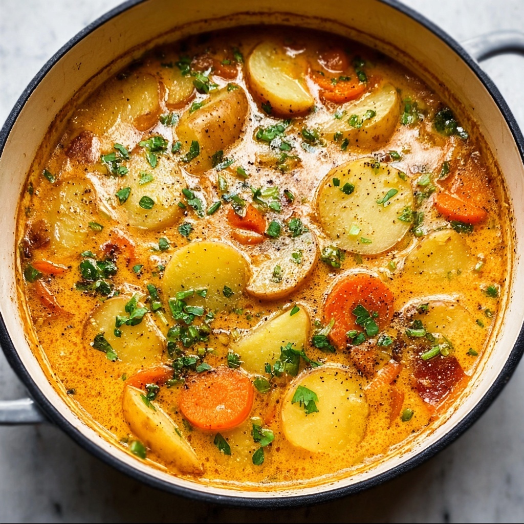 Cajun-Style Spicy Potato Soup Recipe - Recipe Image