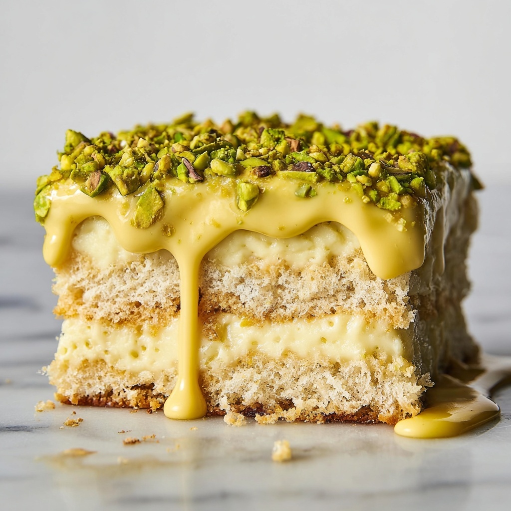 Vegan Pistachio Tiramisu without Eggs or Dairy Recipe - Recipe Image