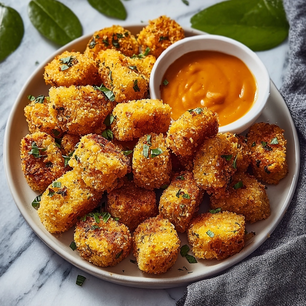 Crispy Baked Zucchini Tots for the Ultimate Guilt-Free Snack Recipe - Recipe Image
