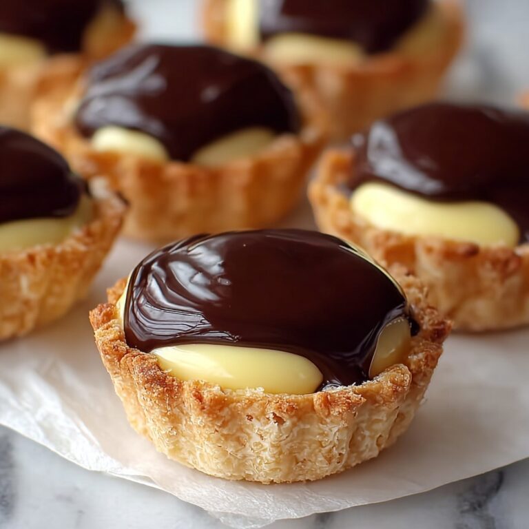 Decadent Chocolate Custard Tarts Recipe