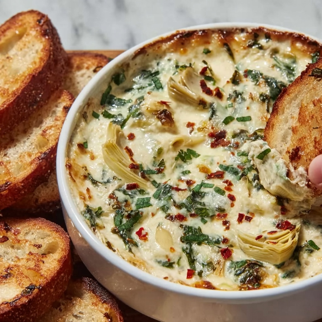 Slow Cooker Spinach Artichoke Dip Recipe - Recipe Image