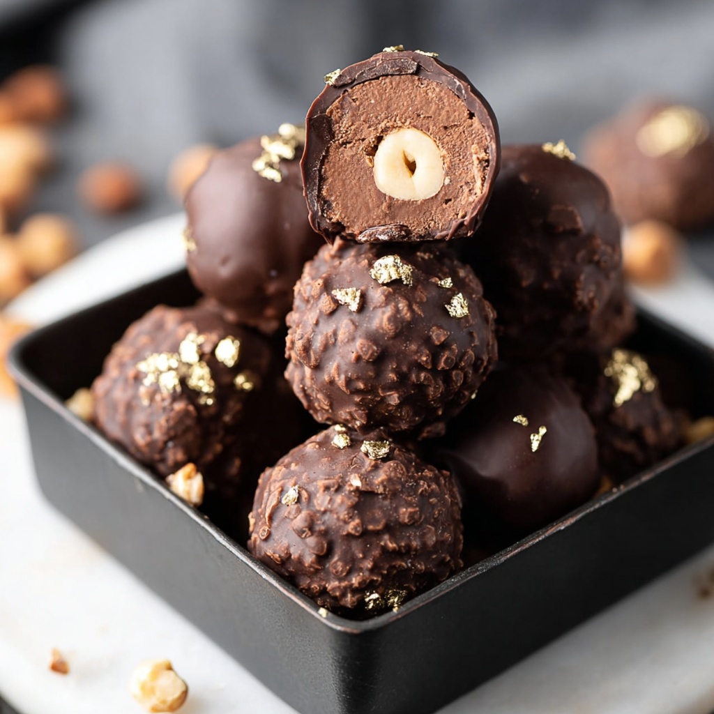 Vegan Ferrero Rocher Recipe - Recipe Image
