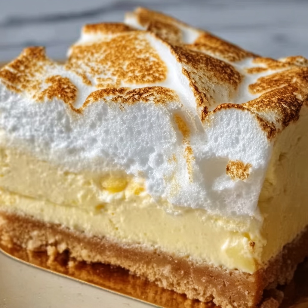 Lemon Meringue Cake Recipe - Recipe Image