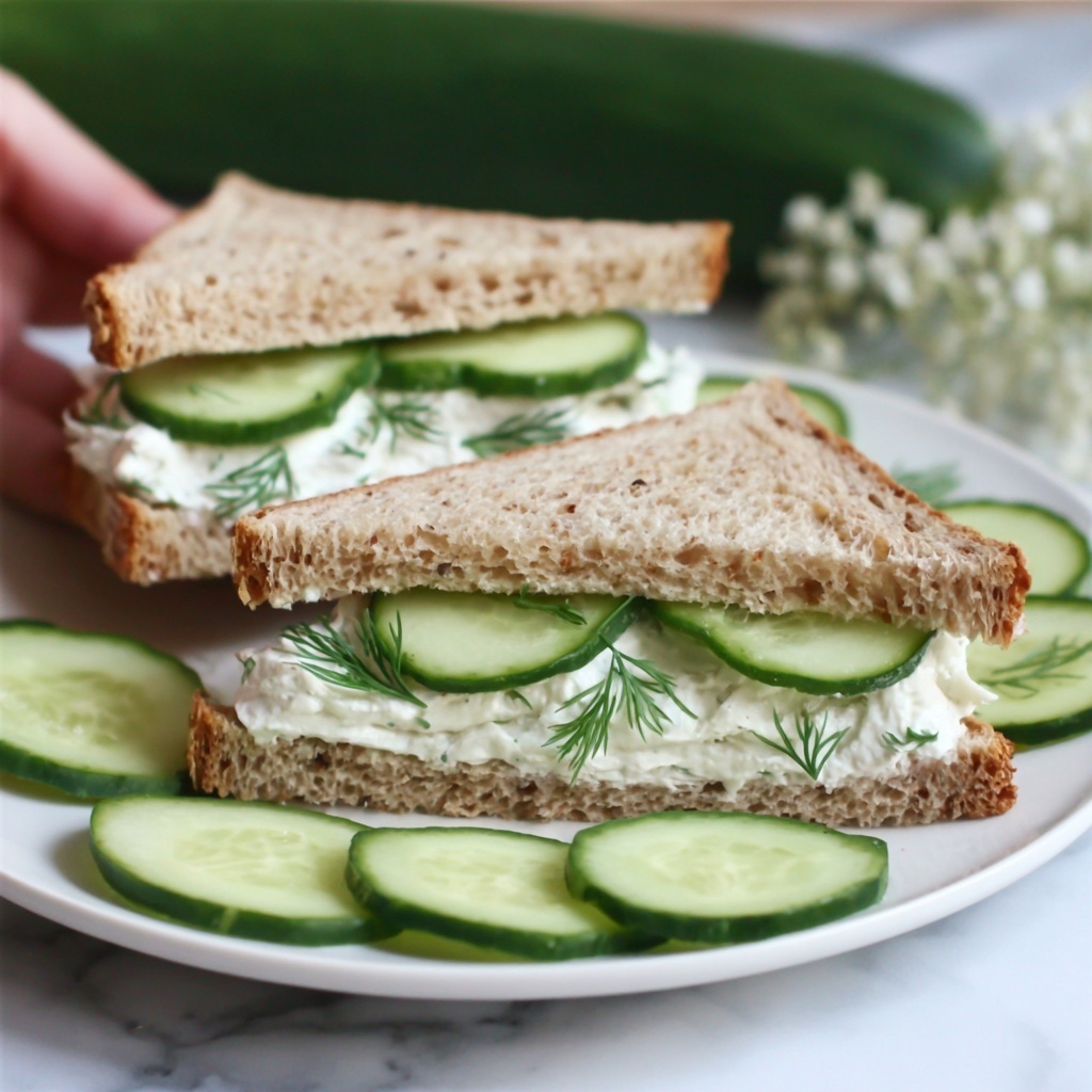 Delicious Cucumber Salad Sandwiches: 5 Refreshing Delights Recipe - Recipe Image