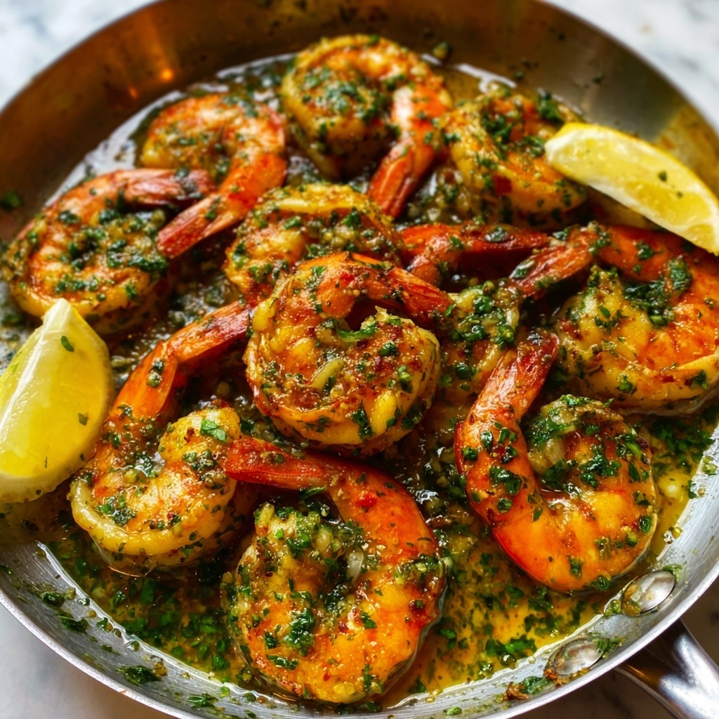Lemon Infused Garlic Butter Shrimp Delight Recipe - Recipe Image