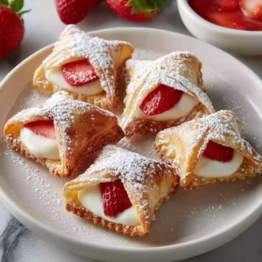 Deep Fried Strawberry Cheesecake Bites Recipe - Recipe Image