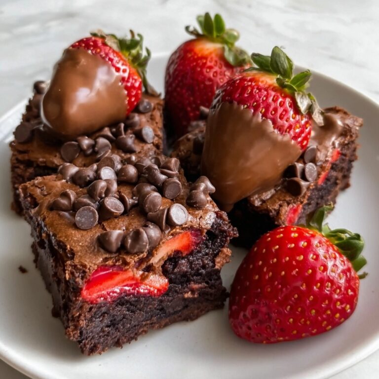 Chocolate Covered Strawberry Brownies: 7 Reasons to Indulge Recipe