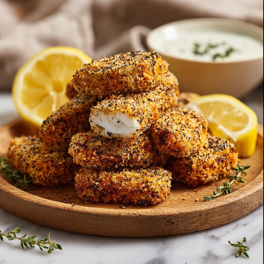Crispy Keto Air Fryer Fish Sticks for a Guilt-Free Treat Recipe - Recipe Image