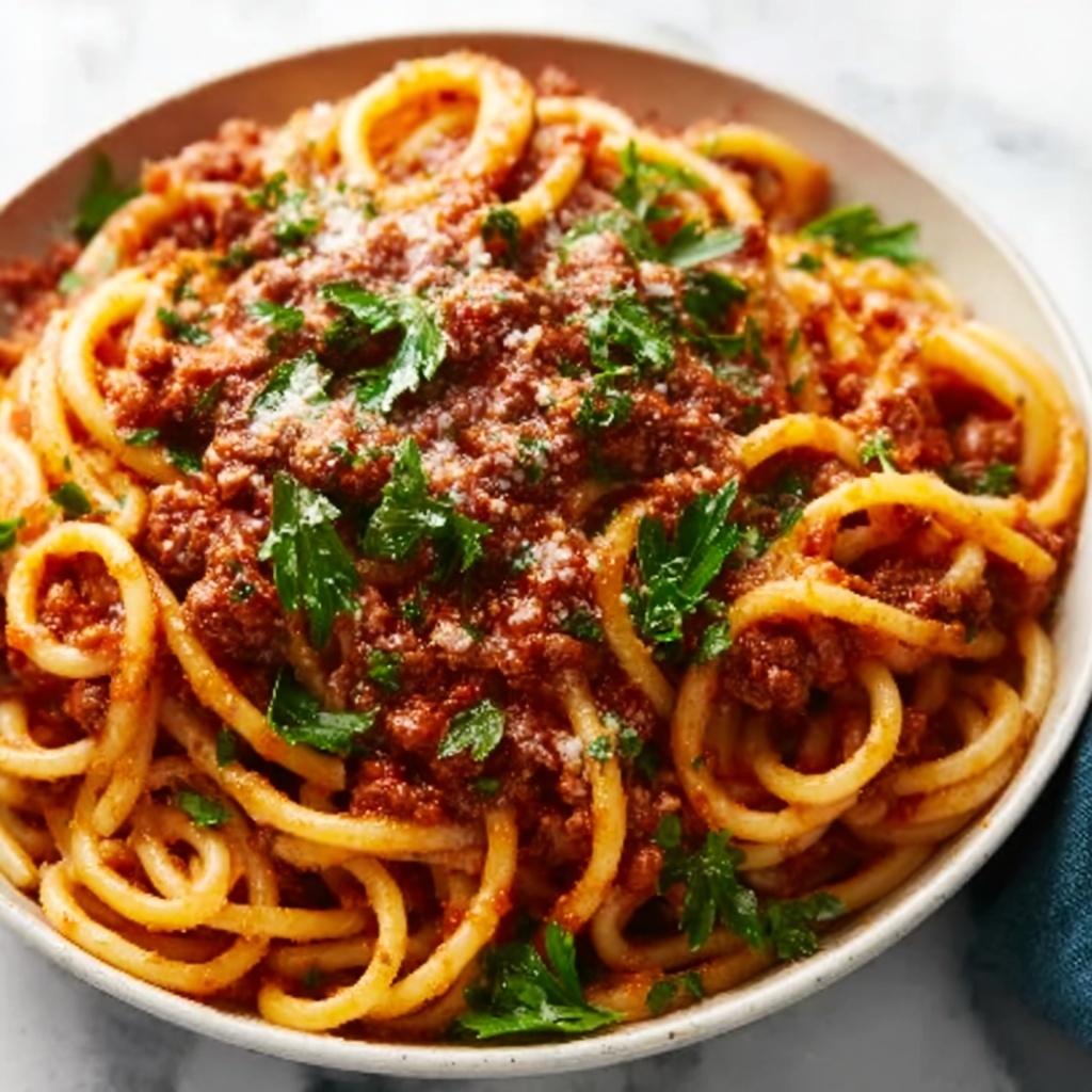 Turkish Pasta with Ground Beef, Garlic Yogurt, and Sumac Recipe - Recipe Image