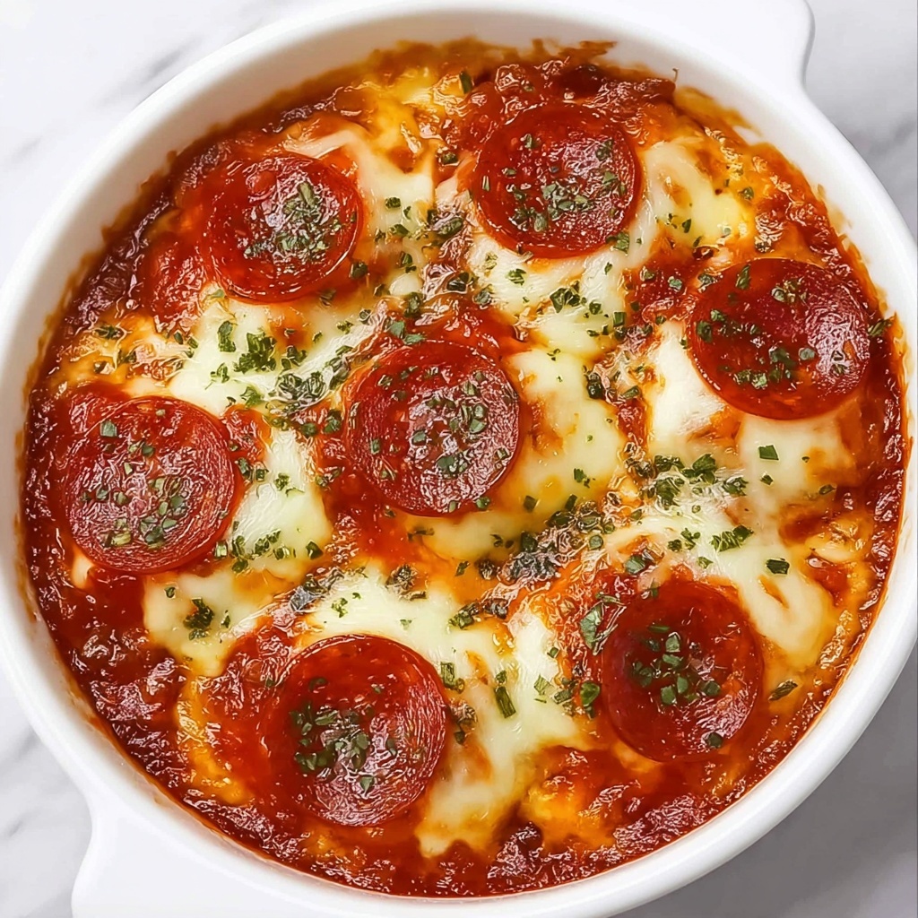 Pepperoni Pizza Chicken Bake Recipe - Recipe Image