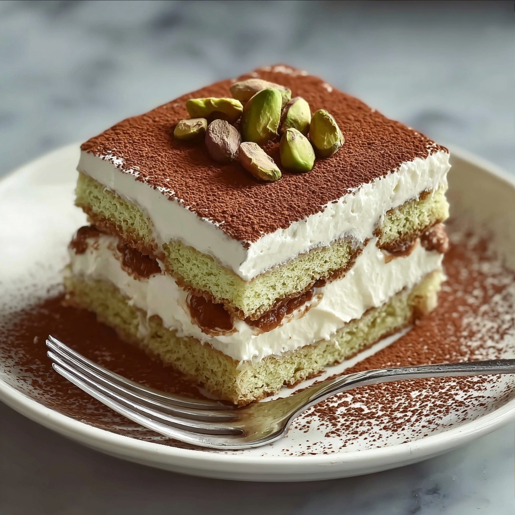 Pistachio Tiramisu: Elevate Your Dessert Game Today Recipe - Recipe Image