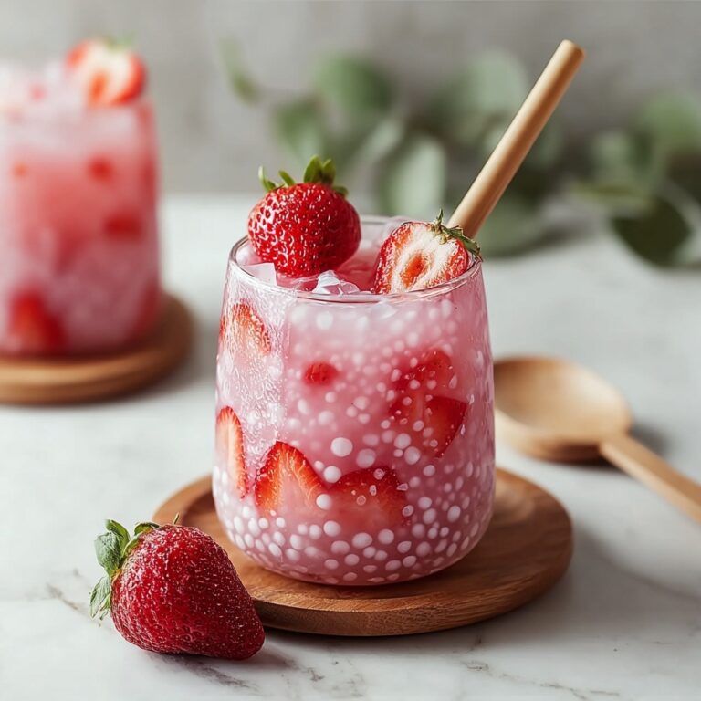 Delicious Strawberry Sago: A Refreshing Tropical Treat Recipe