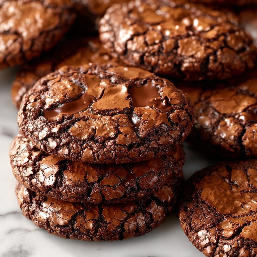 Easy Chocolate Brownie Cookies Recipe - Recipe Image