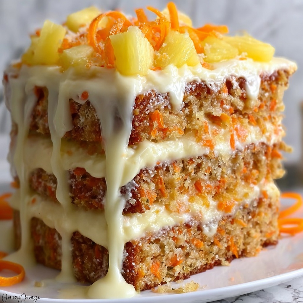 Hawaiian Carrot Pineapple Cake Recipe - Recipe Image